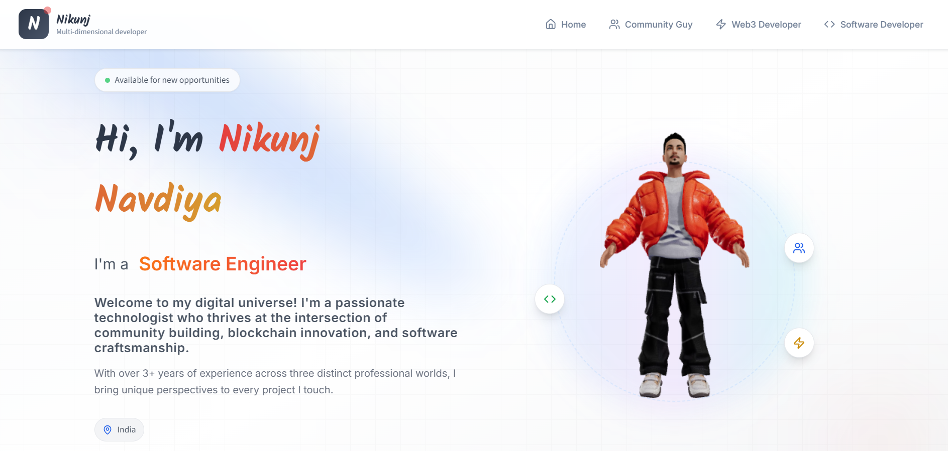 Nikunj Navdiya - Full Stack Developer & Web3 Engineer - Farcaster Mini Apps